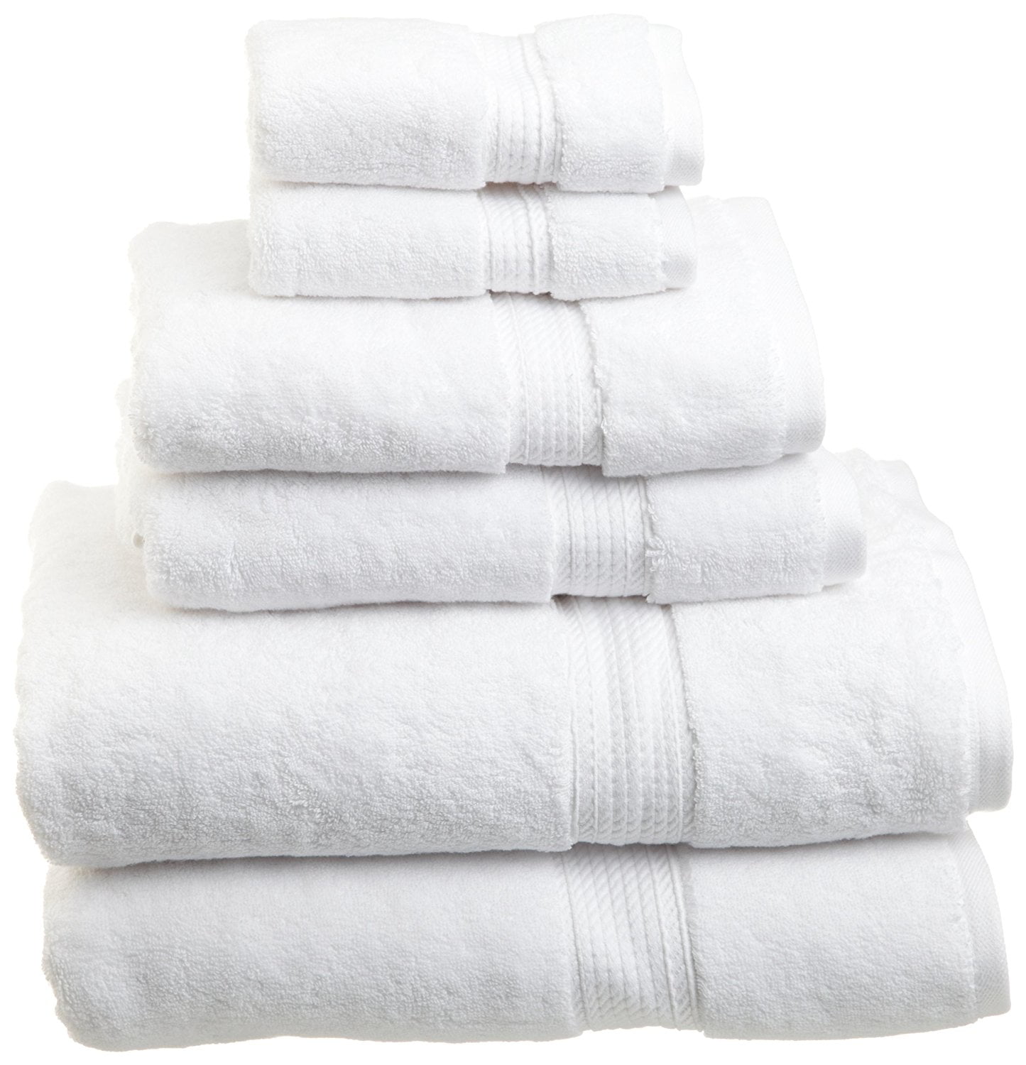 Brown Superior Premium 900 GSM 100% Cotton Luxury Bathroom 6-Piece Towel Set 