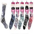 thumbnail image 2 of CHOK WOMENS WINTER WARM COZY SHERPA NON SKID SLIPPER SOCKS Christmas Gift, 2 of 2