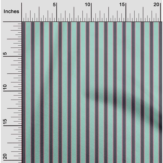 oneOone Tissu en Coton Flex Imprimé Rayé Ombre BTY 40 Pouces de Large