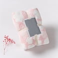 thumbnail image 4 of Mujeres Coral Velvet Warm Towel Wrap Albornoz Toalla Ducha SPA Baño Rosa Flor, 4 of 8
