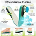 thumbnail image 5 of OrthoComfoot Orthopedic Men's Wide Shoes: Comfortable Arch Support Running Sneakers, Wide Toe Box Work Tennis Outdoor Walking Shoes, 5 of 9