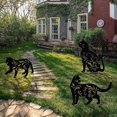 thumbnail image 3 of Metal Cat Silhouette Decor Wrought Iron Home Bedroom Dormitory Bookshelf, 3 of 5