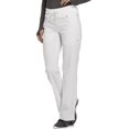 thumbnail image 7 of Cherokee Infinity Women Scrubs Pant Mid Rise Tapered Leg Drawstring s, CK100AT, XS Tall, White, 7 of 7