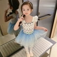 thumbnail image 3 of Toddler Girls Princess Ballerina Tutu Dress Elsa Anna Birthday Party Fancy Costume, 3 of 7