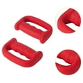 thumbnail image 6 of GARENDE 2 Pieces Boxing Dumbbells D Shape Grip Hand Weight for Aerobics Exercises Walkin Red, 6 of 9