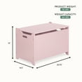 thumbnail image 3 of Evolur Wooden Toy Chest Organizer, Pink, 3 of 8
