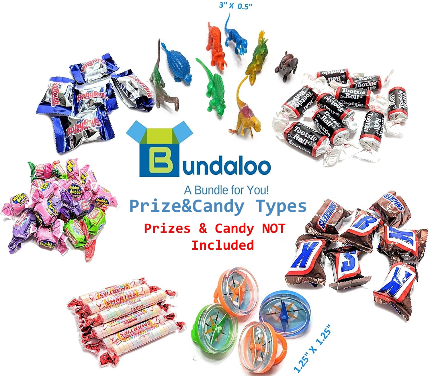 Bundaloo Shark Claw Machine Arcade Game for Kids - Candies, Toys, Prize Grabber, Mini Vending Dispenser - 30 Tokens, 3-Lever Design, Fun Sound Effects