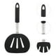 thumbnail image 3 of EeaseMX Espátula antiadherente de acero inoxidable para cocina, ideal para el hogar, restaurante y hotel (negro y plateado)., 3 of 7