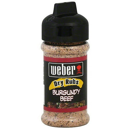 Weber Burgundy Beef Seasoning, 3 oz (Pack of 6)