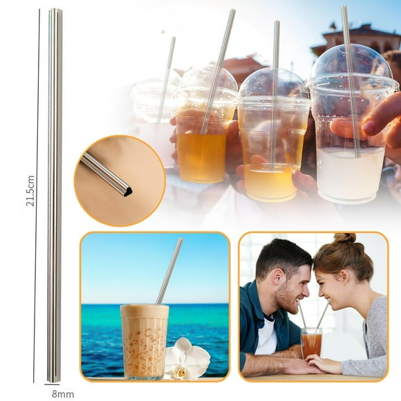 Cqxid Paille à Moins de 5$ Boisson au Thé Cola en Forme de Cœur pour Cuisine, Salle à Manger & Bar
