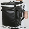 thumbnail image 4 of XKHZJL Food Delivery Backpack, insulated delivery bags for Delivery Bike, Large Pizza Delivery Bag for HOT/COLD for Uber Eat,Camping & Beach, 4 of 6