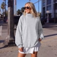 thumbnail image 2 of SUNBS Oversize Sweatshirts for Women Long Sleeve shirts Cowl Neck Drop Shoulder Pullover Tops Casual, 2 of 8