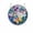 A, variant on Fareti 7 Inch Acrylic Puzzle Pendant Sunshade Window Hanging Plate UV Block Decorative Panel for Home Office Modern Glass Sun Catcher Ornament