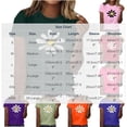 thumbnail image 3 of VBVC Women's Daisy Print Short Sleeve T-Shirt , Ladies' Lightweight Casual Crewneck Tee , Colorful Breathable Summer Tops For Women,Blue,S-2XL, 3 of 6