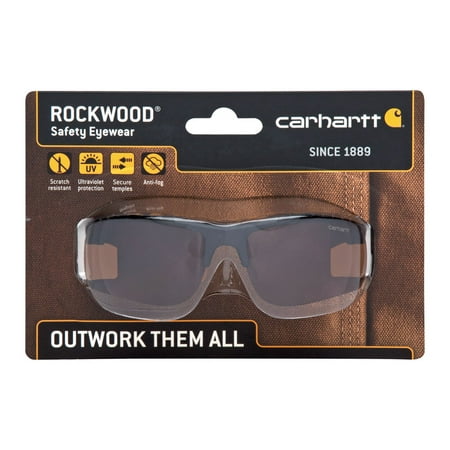 

Carhartt Rockwood Anti-Fog Safety Glasses Sandstone Bronze Lens Black Frame 1 pc