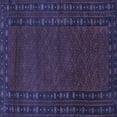 thumbnail image 1 of Ahgly Company Indoor Square Southwestern Blue Country Area Rugs, 7' Square, 1 of 4
