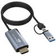 thumbnail image 1 of Video Capture Card 4K HD Multimedia Interface To USB/USB C Capture Card 1080P HD Live Record Video Audio Grabber Z36B model, 1 of 3