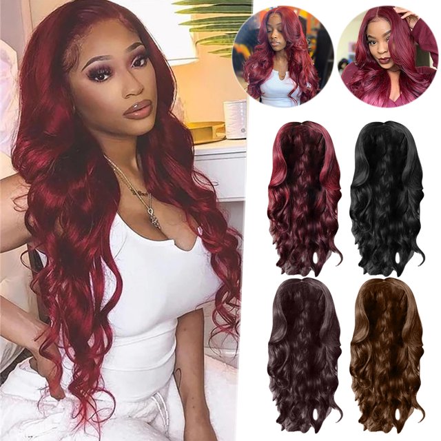 Soldes Aujourd'hui! Petit Ensemble de Cheveux Bouclés, Perruque Ondulée de 29,5 Pouces pour Femmes, Perruque Bouclée Résistante à la Chaleur, Peut Tre Lissée, Disponible en Noir, Parfait pour un Usage Quotidien Ou pour des Fêtes Offre du Jour!