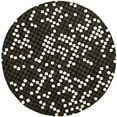 thumbnail image 4 of SAFAVIEH Soho Ryan Geometric Dotted Wool Area Rug, Black/White, 3'6" x 5'6", 4 of 9