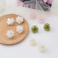 thumbnail image 3 of Pendientes de flores de primavera y verano con aguja de plata 925, superventas en Internet, pendientes transparentes esmerilados de hadas, 3 of 5