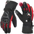 thumbnail image 1 of Guantes de moto de invierno KEMIMOTO Rainproof Red para hombre XL, 1 of 7