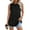 Black, variant on Jalioing Casual Tank Tops for Women Summer Fashion Basic Sleeveless Shirts Solid Color Crew Neck Tee