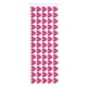 thumbnail image 1 of 65 pegatinas de pared de corazón removibles, vinilo para decoración de pared del hogar (rosa roja), 1 of 6