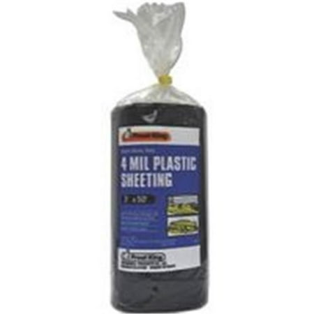 POLY SHEETING 3X50FT 4MIL BLK