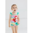 thumbnail image 2 of Disney The Little Mermaid Ariel Little Girls One Piece Bathing Suit Toddler to Little Kid, 2 of 5
