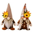 thumbnail image 6 of Aihimol Fall Thanksgiving Gnomes Plush Doll Tabletop Decor,Harvest Sunflower Decor,Handmade Swedish Pendant For Tabletop Ornament Home Kitchen Decoration(8.26 Inch), 6 of 8