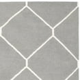thumbnail image 2 of SAFAVIEH Dhurrie Solomon Geometric Moroccan Wool Area Rug, Grey/Ivory, 6' x 9', 2 of 3