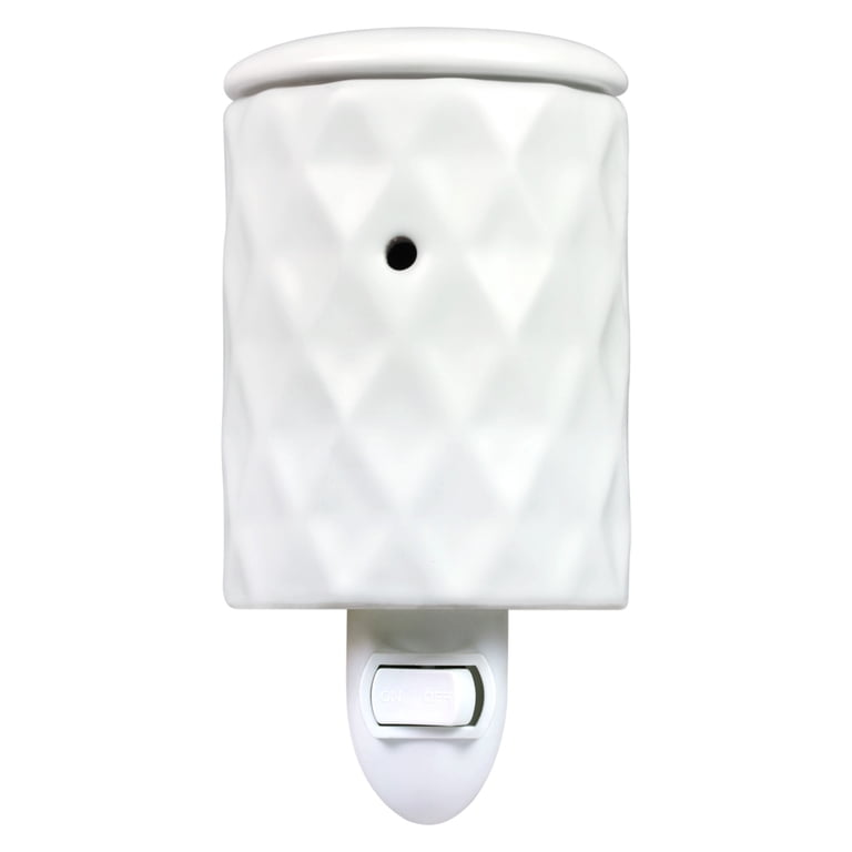 Mainstays White Ceramic Pluggable Wall Wax Warmer photo 1