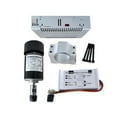 thumbnail image 2 of CNC Air Cooled 0.2KW Spindle Motor Kit 200W ER11 52mm Clamp Speed Governor Power Supply DIY CNC Machine 24V DC 10000RPM ,more reliable, 2 of 7