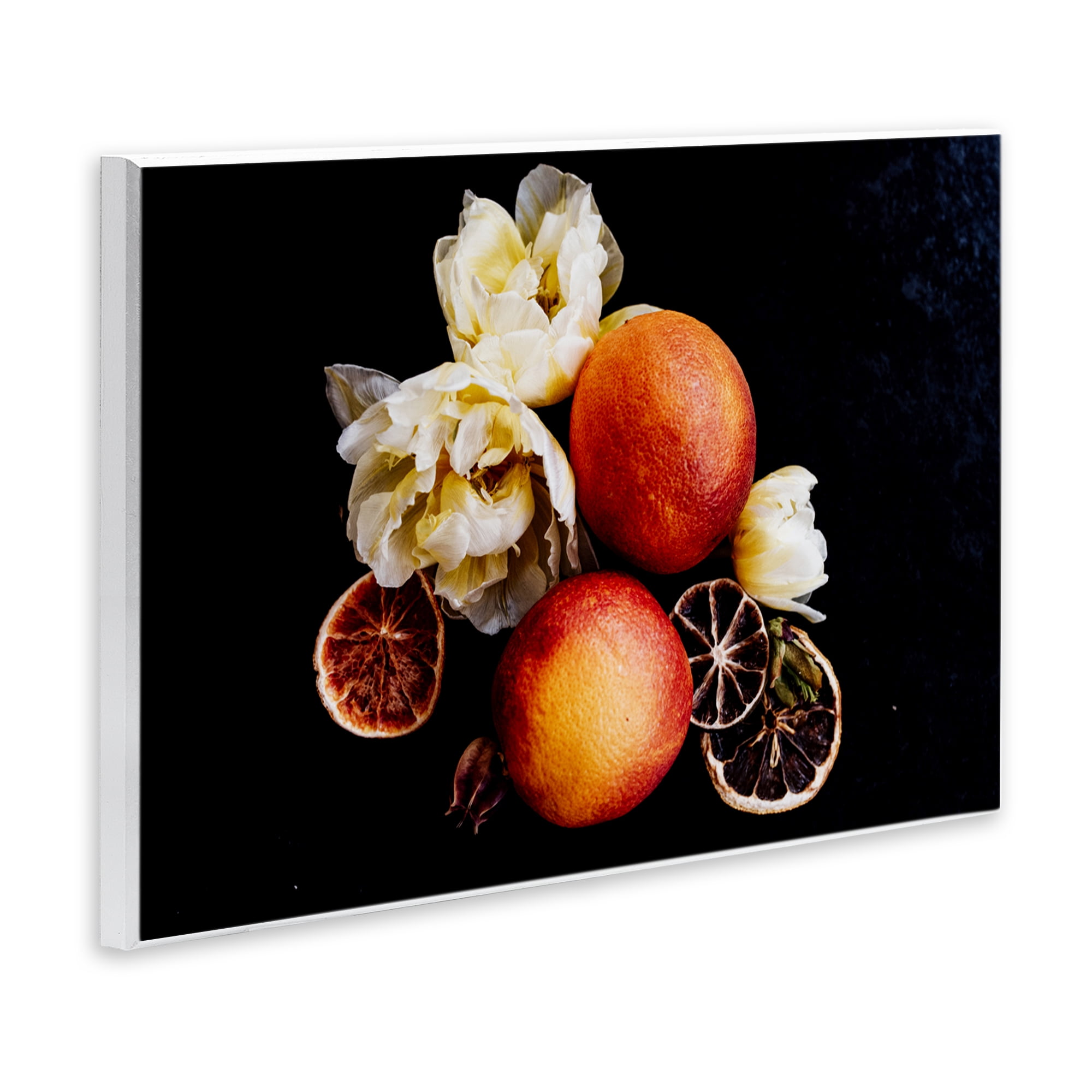 The Still Spring Fruit Wall Plaque Art, design by Amy Carroll
