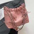 thumbnail image 2 of 3071 Plisado Lazo Tendencia Versátil Bolso Bandolera Mano (rosa) Rosa, 2 of 8