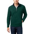 thumbnail image 1 of Club Room suéter de microforro polar para hombre, verde, extragrande, 1 of 1