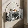 thumbnail image 1 of shyuyusa Punch Free Wall Mounted Pot Lid & Cutting Board Rack, Multi Functional Kitchen Drainage Storage Holder for Small Space, 1 of 6