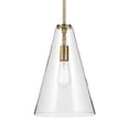 thumbnail image 5 of 42199NBRCS Kichler Lighting Everly - 1 Light Pendant-15.25 Inches Tall and 10.25 Inches Wide-Natural Brass Finish-Clear Seeded Glass Color, 5 of 6