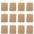 thumbnail image 2 of Toddmomy Tote Paper Bags Khaki Craft Paper 25pcs 10.61x4.32x7.86in, 2 of 7