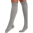 thumbnail image 2 of Cherokee TrueSupport Women 10-15 mmHg 4 single pair pack Compression Socks, Plus, Cloudy, 2 of 7