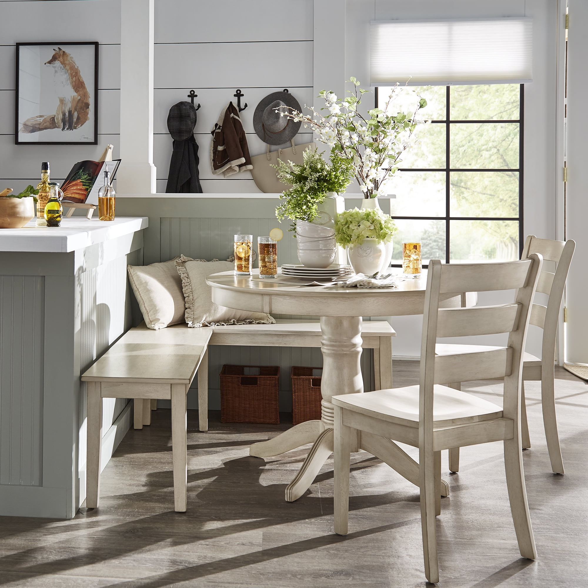 Weston Home Lexington 5-Piece Breakfast Nook Dining Set ...