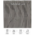 thumbnail image 5 of Black Striped Wrap Around Bed Skirts for California King Bed 18" Drop,Bed Skirt with Adjustable Elastic Belt Dust Ruffle Bed Valance for Bedroom Modern Simple Farmhouse Beige Vintage Bed Frame Cover, 5 of 7