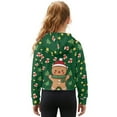 thumbnail image 2 of Xoenoiee Christmas Cookies Sock Tree Star Print Girls Sweatshirts Half Zip Cropped Pullover Xmas Quarter Zipper Hoodies 2025 Fall Fashion Outfits Clothes, 11-12 Years, 2 of 7