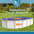 thumbnail image 3 of SmartLine 21' x 41' Oval Tidal Surge Overlap Above Ground Swimming Pool Liner, 54" Height, 25 Gauge, 3 of 6
