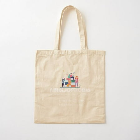 Abibliophobia Book Reading Funnyt-Shirt  Reader Gift  Gifts For Teachers  Books Lover T Shirt  Read Literature Librarian  Nerd Bookworms Cotton Tote Bag Canvas Tote Bag  Family Gift For Mother  Her