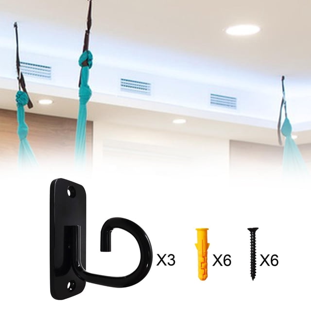 Anclajes de entrenamiento para montaje en pared, bandas de resistencia, anclajes de pared, gancho portátil montado en el techo para gimnasio en casa,