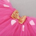 thumbnail image 6 of IBTOM CASTLE Toddler Girls 3rd Birthday Outfit Polka Dots Romper Tutu Dress Mouse Headband Princess Skirt 3PCS Set for Photo Shoot 3 Years Hot Pink, 6 of 8