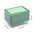 thumbnail image 3 of Gnmfd Kitchen Soap Dispenser with Dishwashing Brush Automatic Liquid Dispenser Sponge Holder Organizer for Countertop Cleaning Detergent Storage Kitchen Bathroom Essentials Home Organization, 3 of 9