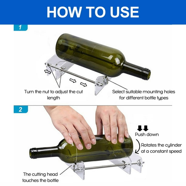 Cortador De Botellas De Vidrio DIY, Herramienta De Corte De Botellas De