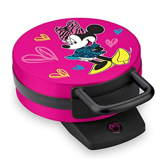 Máquina para hacer gofres Disney Minnie Mouse color rosa